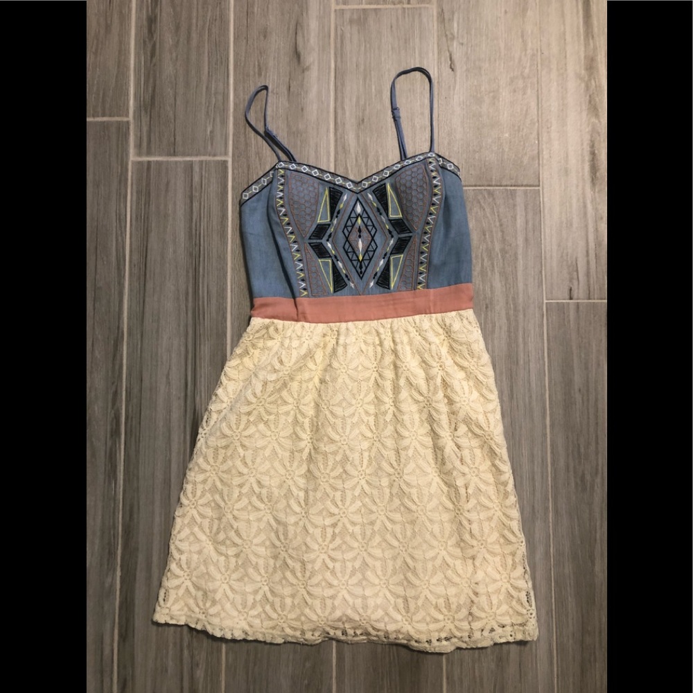 Cute bohemian lace dress